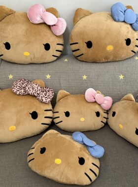 日本正版黑皮咖啡Kitty沙