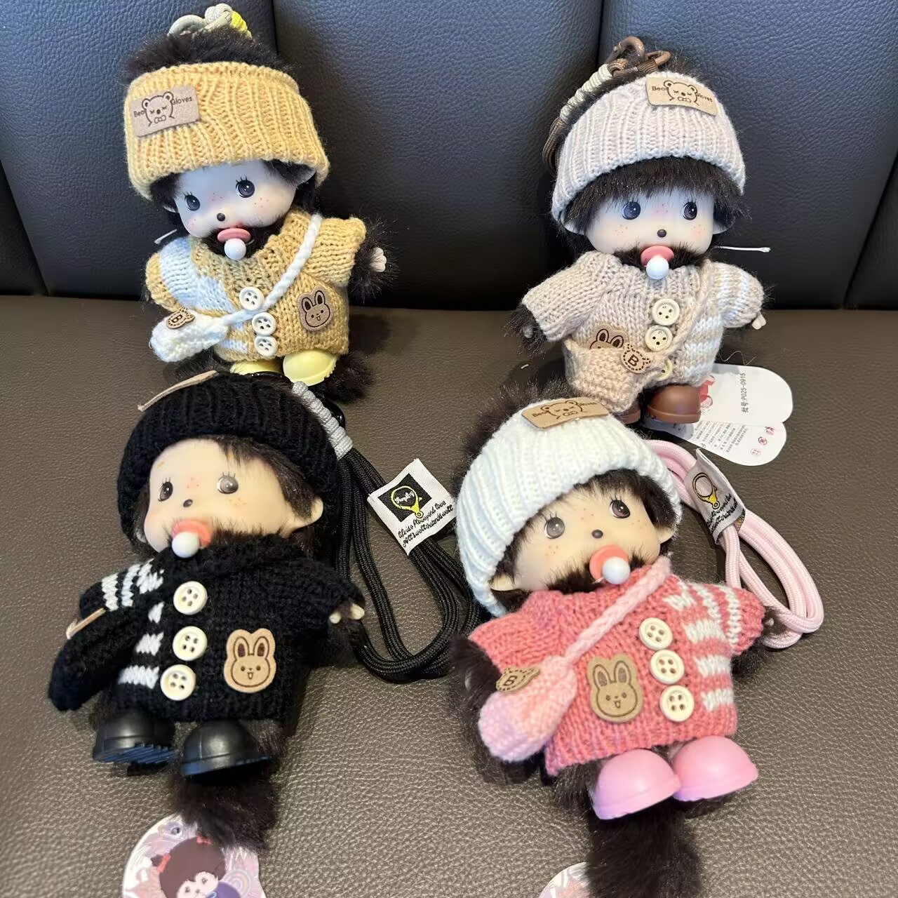 日本正版蒙奇奇毛绒公仔