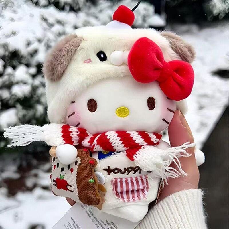 日本冬日小狗套装kitty书