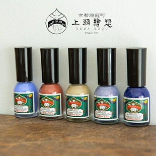 文艺日本UEBA ESOU上羽胡粉珠光闪粉甲油 彩绘叠涂健康无味指甲油