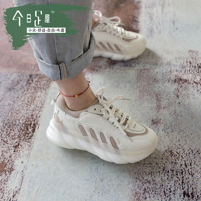 网红拼色百搭运动休闲女鞋