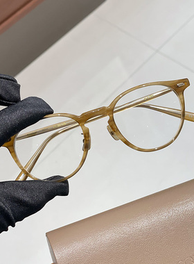 韩国设计师品牌ACCRUE Nevelson时尚圆框眼镜可配近视光学架男女