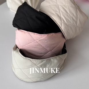 JINMUKE韩国进口发饰头饰秋冬气质菱格发箍宽头箍休闲百搭发卡新