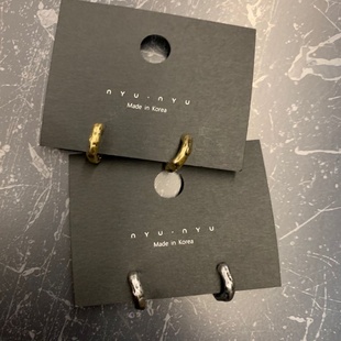 9.10韩国东大门直播nyu圆形耳钉