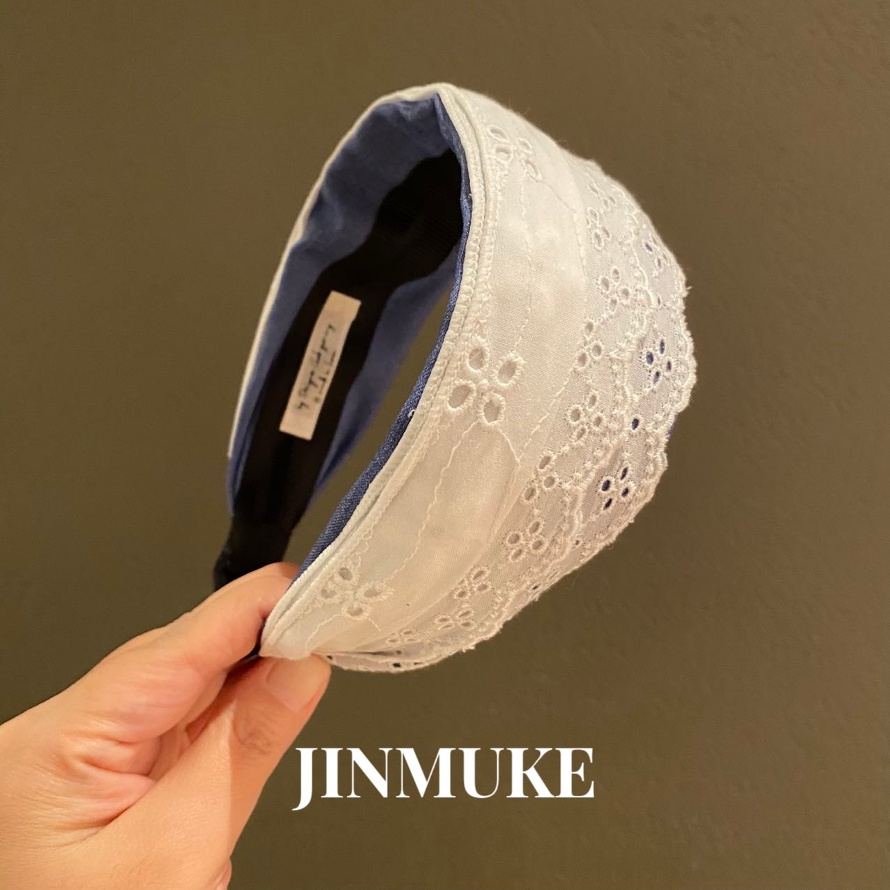 JINMUKE韩国进口发饰新款蕾丝花边发箍女高档蕾丝花边发卡头箍新