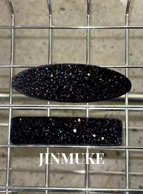 JINMUKE韩国进口发饰头饰新款银色细闪黑色女刘海夹碎发夹侧边夹