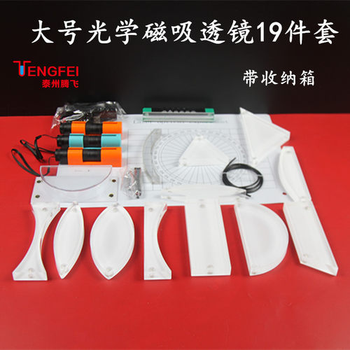 三线光源玻璃砖凸透镜凹透镜