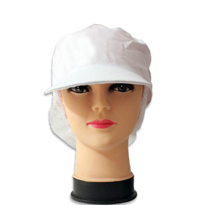 食品网帽食品厂工作帽食品防尘白女工餐饮厨师饭店食堂车间卫生帽