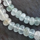 8mm老料浅蓝水晶加色算盘珠散珠子有孔手工diy手链项链配件材料