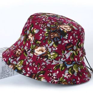 奶奶渔夫帽夏款 老太太帽子春秋天薄款 女布帽中老年女士老年人夏季