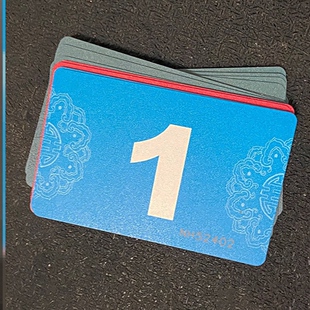 磨砂卡麻将片麻将筹码卡片加厚专用飞子数字卡茶室棋牌室社钱牌子