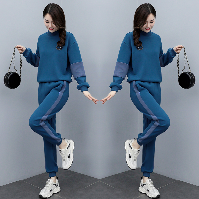 加厚休闲运动套装秋冬新款2025冬