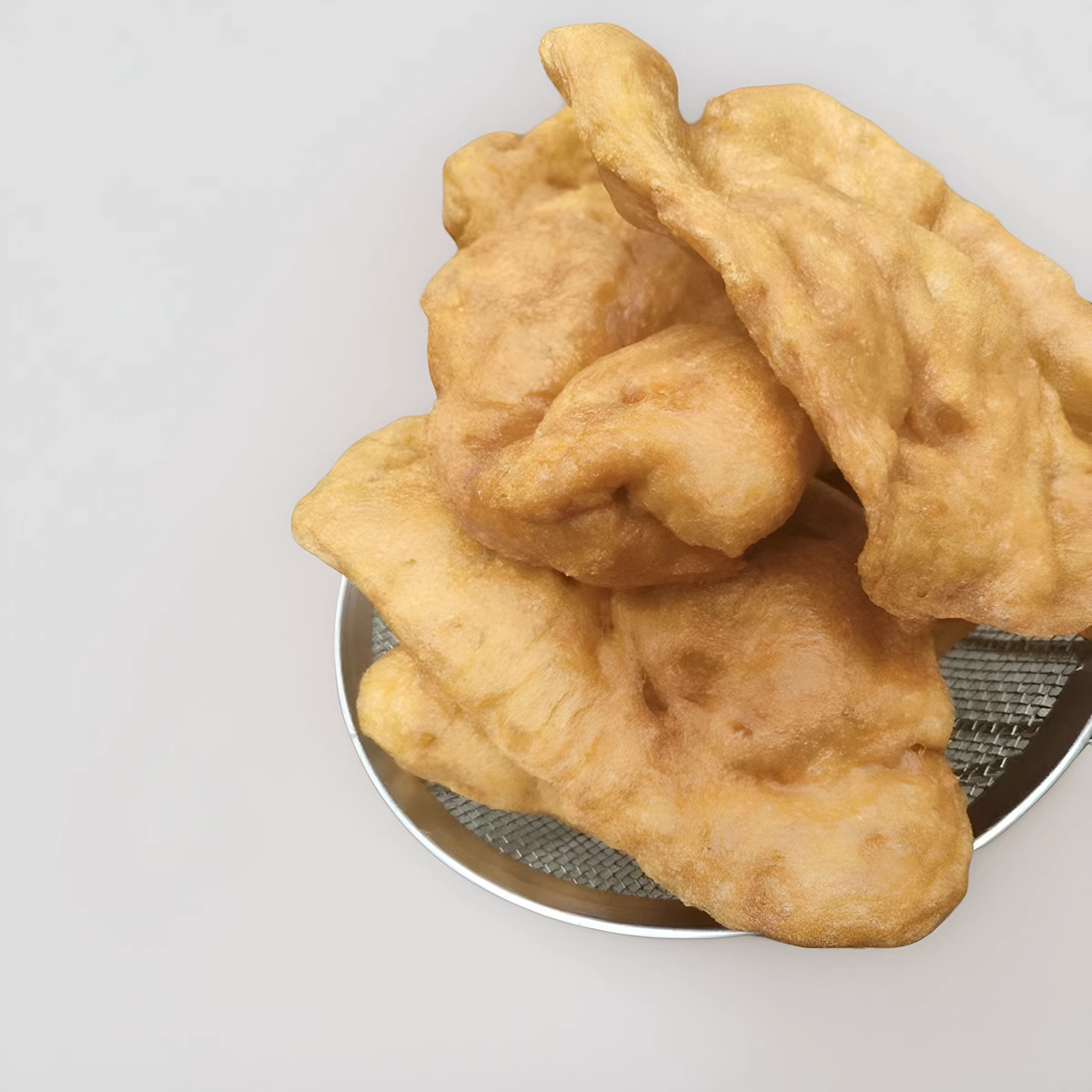 广东风味扁油面筋一斤装牛杂小吃麻辣烫串串香打边炉火锅面筋食材