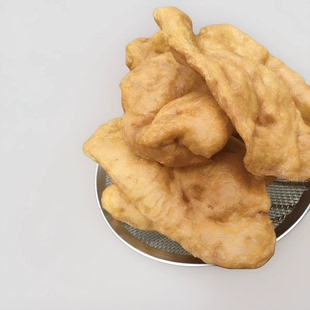 广东风味扁油面筋一斤装牛杂小吃麻辣烫串串香打边炉火锅面筋食材