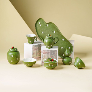 BKBK小青柑鹤舞长空陶瓷喝茶杯套装主人杯个人专用杯子品茗杯功夫