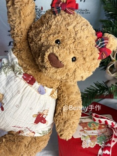 现货 巴塞罗熊衣服原创手作苦茶子可爱圣诞着替生日礼物