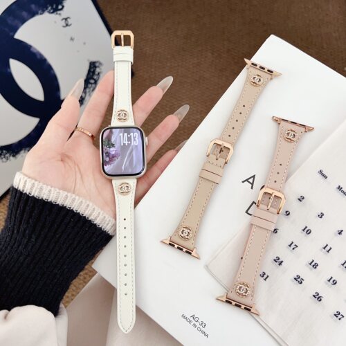 iwatch8表带S10/9小香风真皮休闲