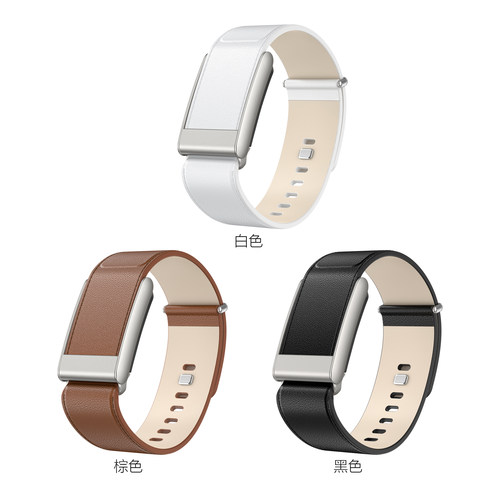 适用whoop手表5.0钉扣真皮手表带