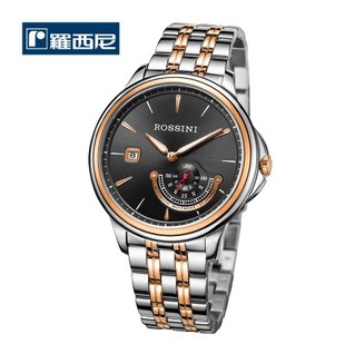 罗西尼表5741T04B手表夜光日历自动机械男表原厂正品 全国联保