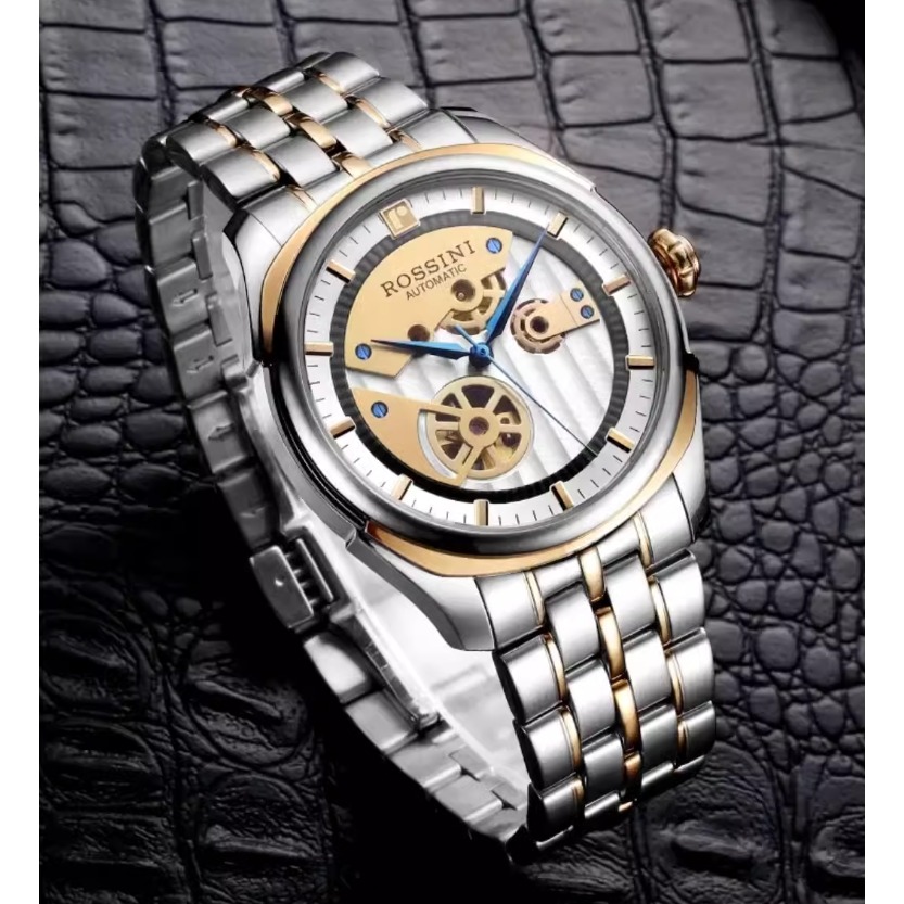 罗西尼表ROSSINI6617T01C雅尊商务系列自动机械男表 全国联保