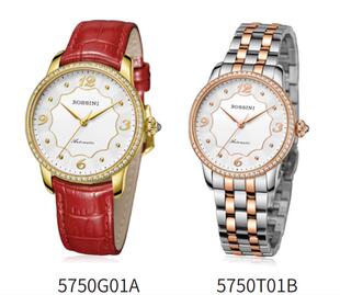 T奥黛莉系列手表自动机械女表全国联保 罗西尼表5750G