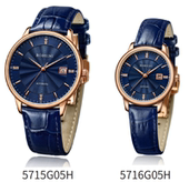 罗西尼表5715 全国联保 5716G05H雅尊商务系列情侣表原厂正品