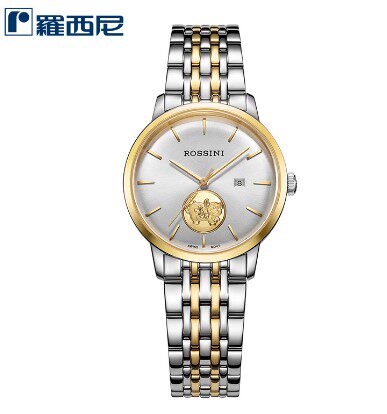 罗西尼表SR5862T01B手表雅尊商务金猪送福金币石英女表全国联保