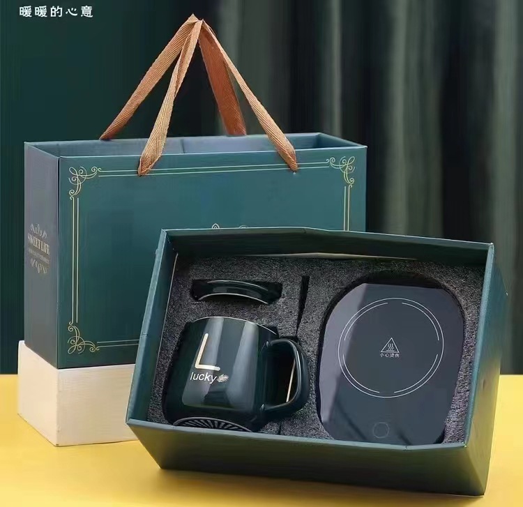55度暖暖杯恒温杯陶瓷杯伴手礼婚庆黄金周年庆开业活动