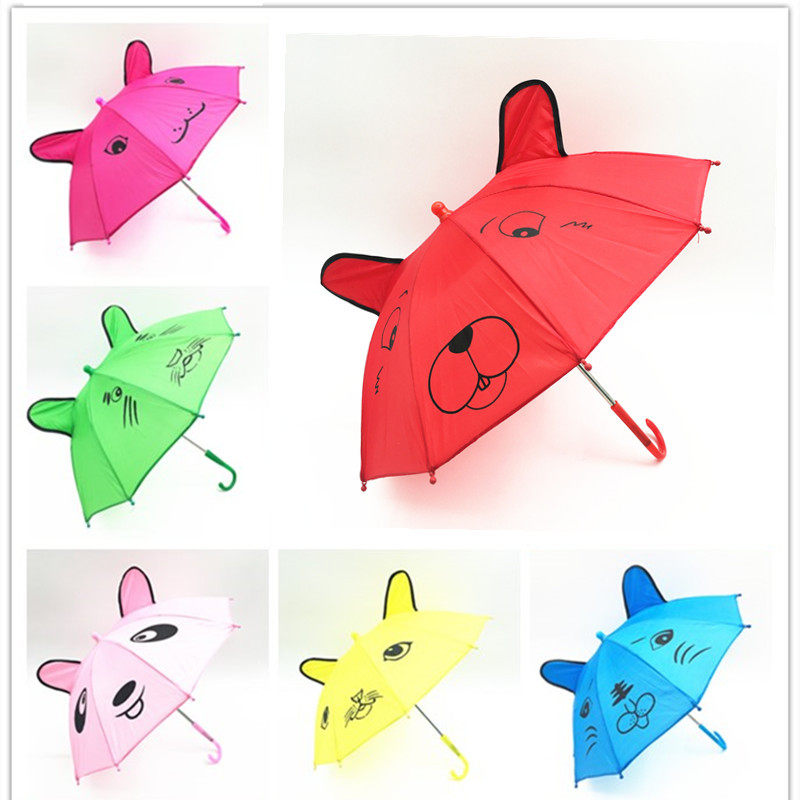新款创意夏季儿童玩具伞可爱造型儿童耳朵伞中号雨伞