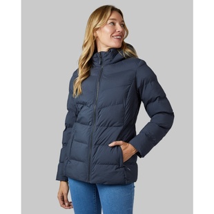 美单户外防风防水秋冬保暖修身显瘦棉服连帽收腰羽绒棉棉衣外套