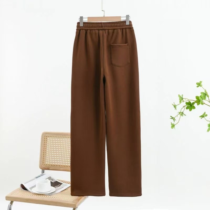 秋冬新款垂感阔腿裤胖mm高腰显瘦加绒时尚休闲裤女宽松拖地香蕉裤,女装/女士精品,休闲裤,淘宝优惠券,粉丝福利购,淘宝优惠卷