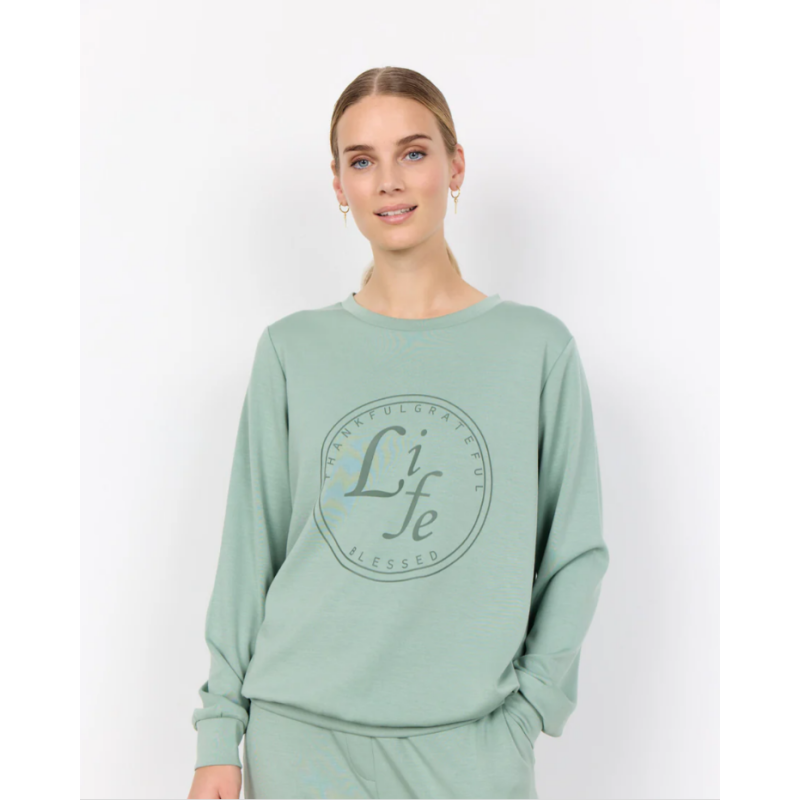 圆领卫衣春秋长袖莫代尔棉宽松