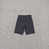 女 弹力运动骑行五分裤 春夏秋交叉高腰收腹提臀瑜伽五分裤 显瘦修身