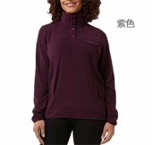 美单奥粒绒纯色立领上衣套头女卫衣弹力宽松大码 胖MM打底个绒衫