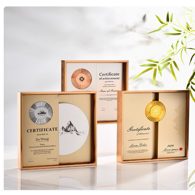 高档订制铜牌创意圆形奖杯订做金属奖牌定制牌匾授权牌证书颁奖定