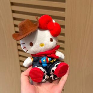 正版授权Hello Kitty凯蒂猫毛绒玩偶挂件包包小挂饰公仔