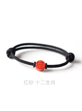 男女通用红砂国风原创手工手绳