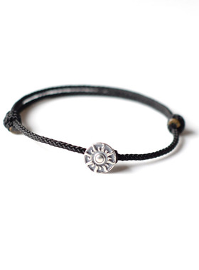 男女通用925银原创编织手绳