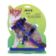 宠物用工字型胸背带猫用牵引绳宠物绳可调节伸缩家用遛猫绳防挣脱