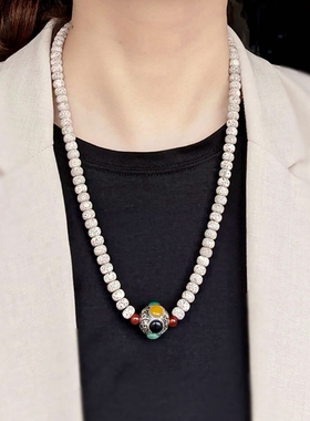 星月菩提子项链短款锁骨链