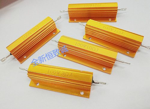 RX24铝壳电阻器100W3R 金属大功率电阻器100W3RJ