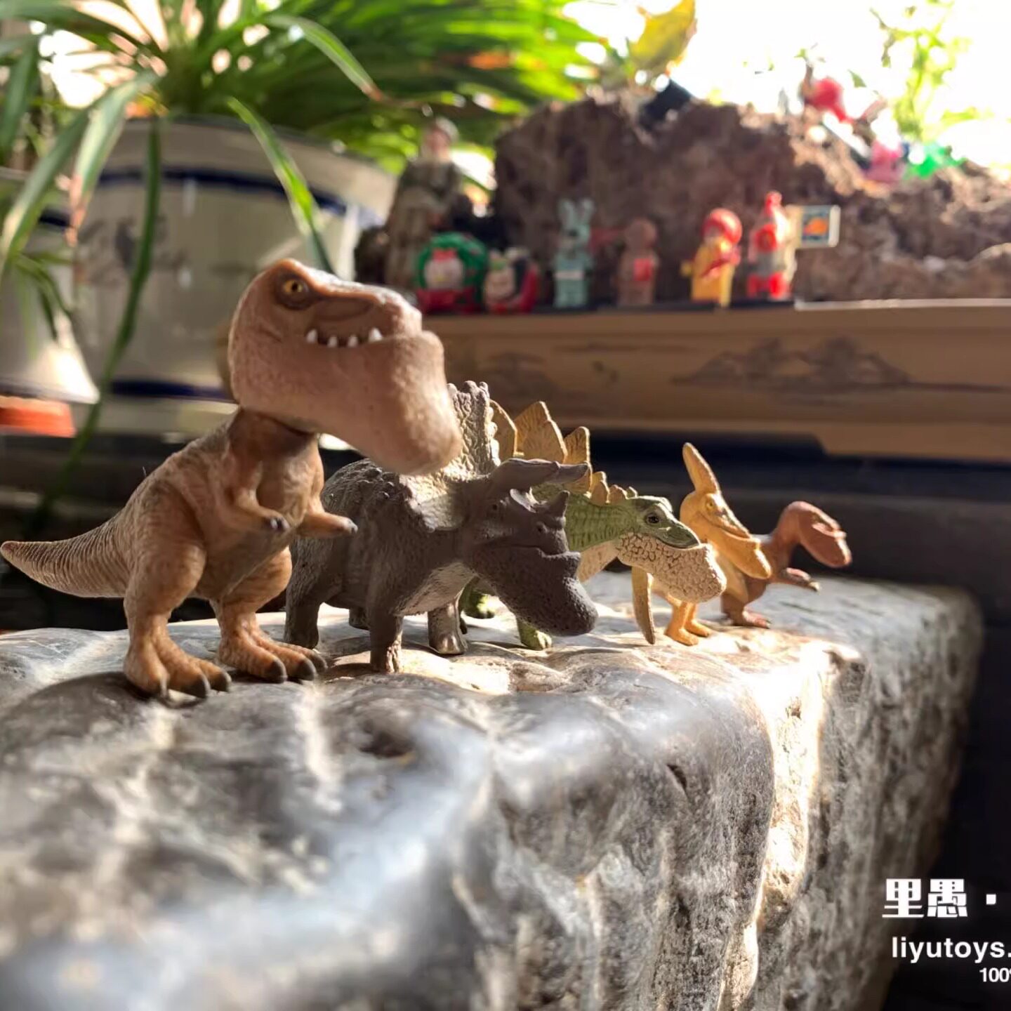 现货正版 熊猫之穴 搞怪地包天戽斗恐龙公仔桌面摆件扭蛋