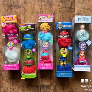 亲们都能用得上啊~各种正版卡通儿童浴花沐浴球购物精灵冰雪奇缘