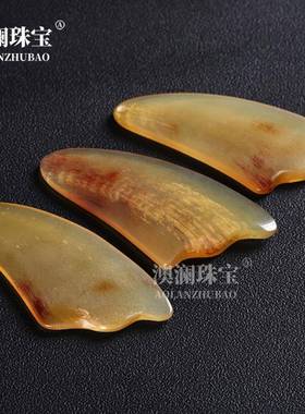 本命年水牛角刮痧板点穴笔牦牛角全身刮痧筒拨筋棒面部刮痧礼物