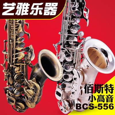 Bastet百斯特小弯管小高音萨克斯BCS-556镍银青古铜RL儿童青少年