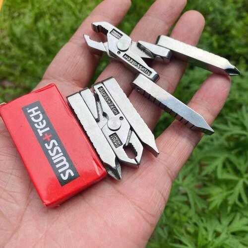 瑞士科技 迷你工具折叠钳尖头大开口机械钳EDC多功能组合钳子随身 - 封面