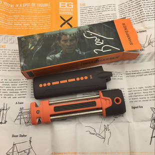 随身携带EDC磨刀工具 多功能户外便携式多功能钨钢磨刀器 磨刀棒