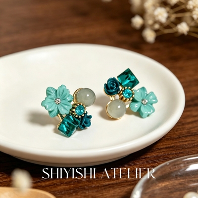 S925银TurquoiseBloom碧屿花簇
