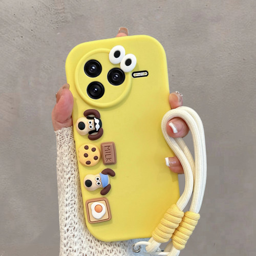 适用于红米k80手机壳redmik80pro卡通可爱小狗小米24117RK2CC立体red米k8o创意新款看全包防摔保护套软壳女