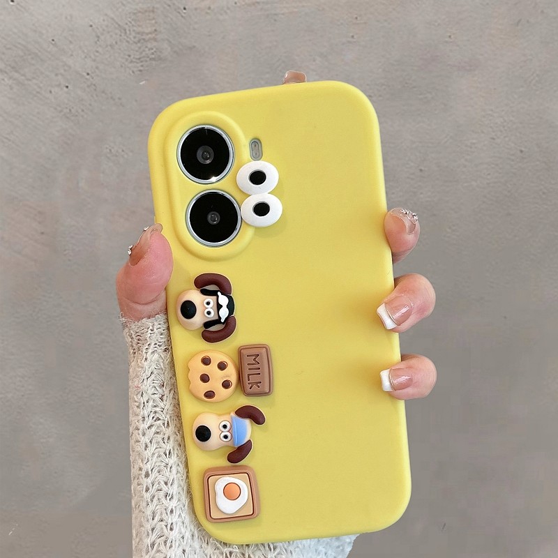 适用于红米turbo4手机壳卡通可爱小米24129RT7CC立体小狗redmiturbo4pro新款red米trubo全包防摔保护套软壳女